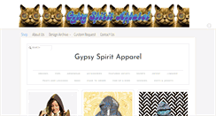 Desktop Screenshot of gypsyspiritapparel.com