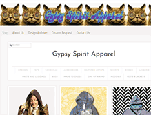 Tablet Screenshot of gypsyspiritapparel.com